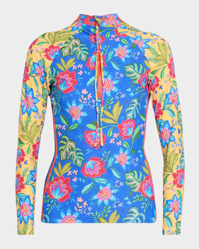 Rumba Mix Long-Sleeve Surf Shirt